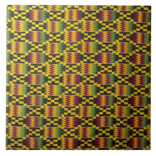 Carreau En Céramique Afrique, Ghana, Accra. Musée national, considéré 2 (Devant)