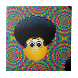 Carreau En Céramique afro emojis