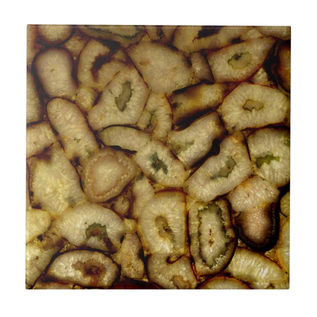 Carreau En Céramique Agates de quartz vert de Terre (Devant)