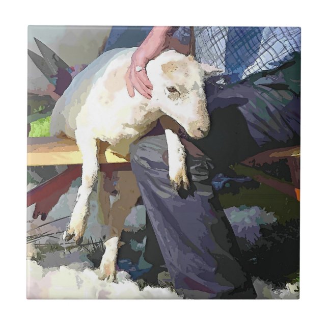 CARREAU EN CÉRAMIQUE AGRICULTURE (Devant)