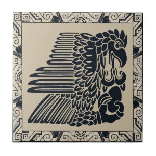 Carreau En Céramique Aigle Inca avec Nouvelle Vie
