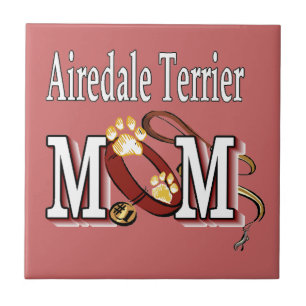 Carreau En Céramique Airedale Terrier MOM