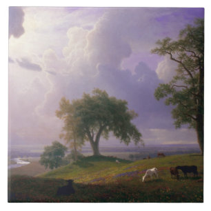 Carreau En Céramique Albert Bierstadt - Printemps de Californie
