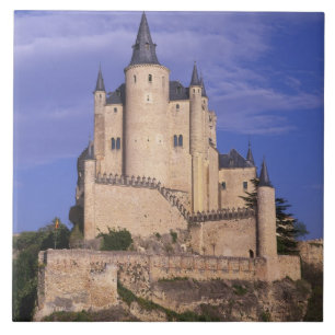 Carreau En Céramique Alcazar, Ségovie, Castille-et-León, Espagne, Unesc