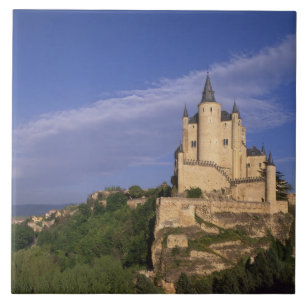 Carreau En Céramique Alcazar, Ségovie, Castille Leon, Espagne