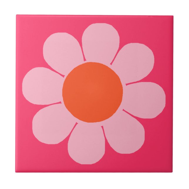Carreau En Céramique Alimentation en fleurs (Devant)