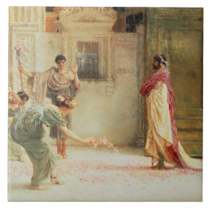 Carreau En Céramique Alma-Tadema Caracalla : AD 211, 1902