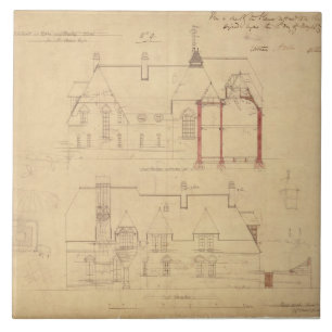 Carreau En Céramique Altitudes pour la Chambre rouge, bruyère de Bexle