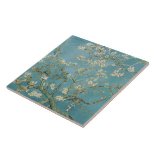 Carreau En Céramique Amandiers en fleurs par Vincent Van Gogh