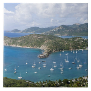 Carreau En Céramique Amérique du Nord, Caraïbes, Antigua. Anglais