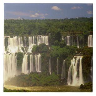 Carreau En Céramique Amérique du Sud, Argentine, Brésil, Chutes d'Iguac