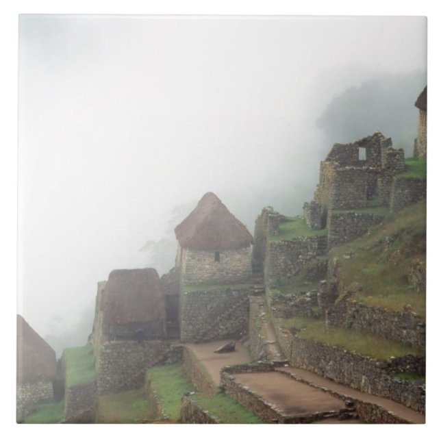 Carreau En Céramique Amérique du Sud Pérou Macchu Picchu (Devant)