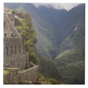 Carreau En Céramique Amérique du Sud, Pérou, Machu Picchu. Ruines de 