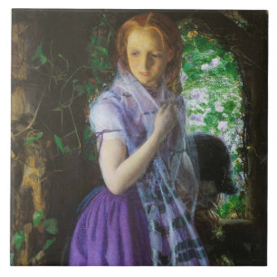 Carreau En Céramique Amour d'avril par Arthur Hughes