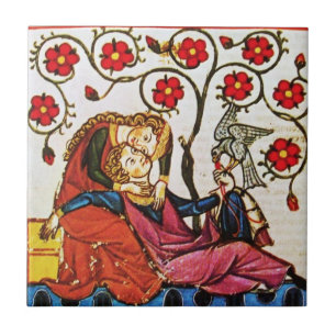 Carreau En Céramique AMOUR d'ETHERNAL, blanc