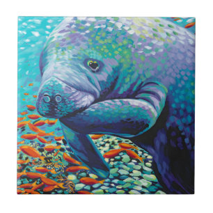 Carreau En Céramique Amoureux de mer II