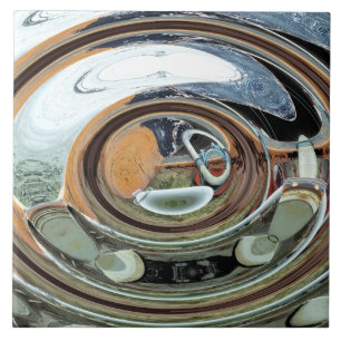 CARREAU EN CÉRAMIQUE ANCIENNE ANGLETERRE