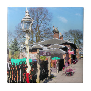 CARREAU EN CÉRAMIQUE ANCIENNE GARE