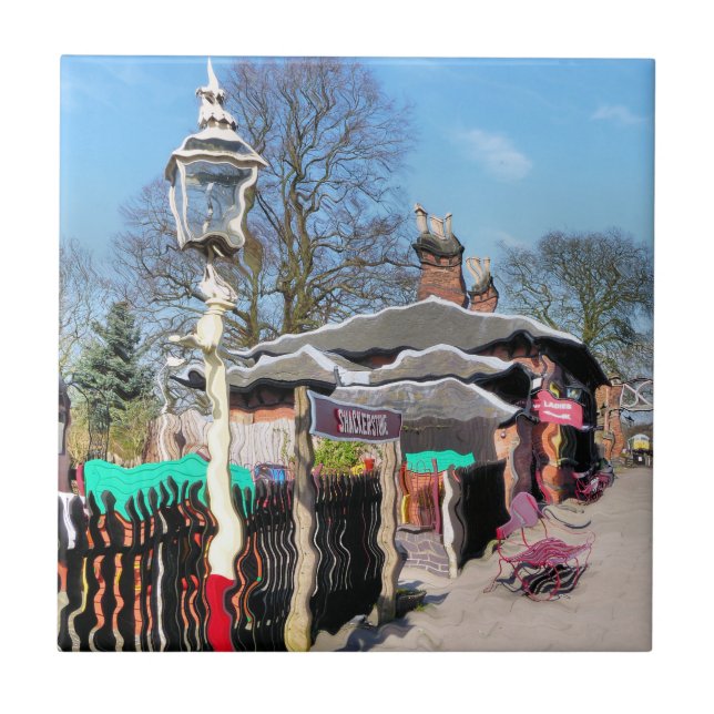 CARREAU EN CÉRAMIQUE ANCIENNE GARE (Devant)