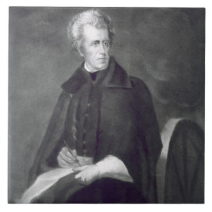 Carreau En Céramique Andrew Jackson, 7ème Président des États-Unis