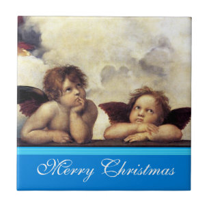 Carreau En Céramique ANGES / Cherubs ailés, Raffaello Sanzio