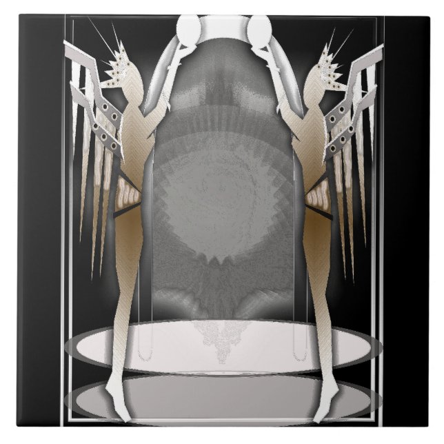 Carreau En Céramique anges de deco (Devant)