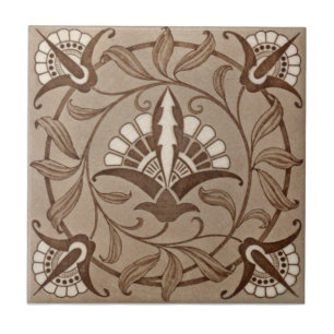 Carreau En Céramique Antiquité Transferware de la reproduction VT0003