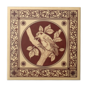 Carreau En Céramique Antiquité Transferware de la reproduction VT0008