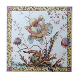 Carreau En Céramique Antiquité Transferware de la reproduction VT0014