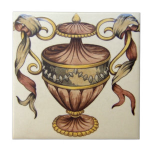 Carreau En Céramique Antiquité Transferware de la reproduction VT0015