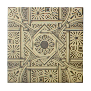 Carreau En Céramique Antiquité Transferware de la reproduction VT0020