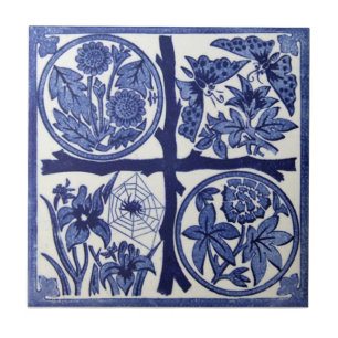 Carreau En Céramique Antiquité Transferware de la reproduction VT0028