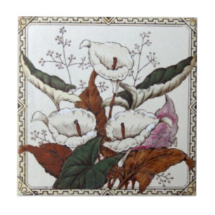 Carreau En Céramique Antiquité Transferware de la reproduction VT0032