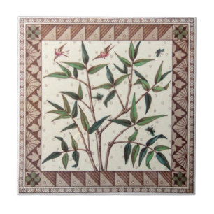 Carreau En Céramique Antiquité Transferware de la reproduction VT0043