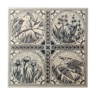 Carreau En Céramique Antiquité Transferware de la reproduction VT0053
