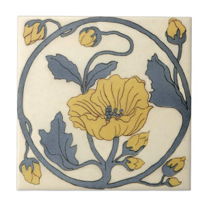 Carreau En Céramique Antiquité Transferware de la reproduction VT0080