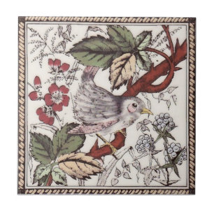 Carreau En Céramique Antiquité Transferware de la reproduction VT0082