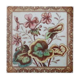Carreau En Céramique Antiquité Transferware de la reproduction VT0088
