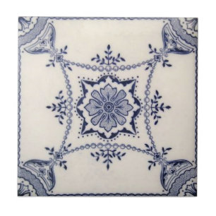 Carreau En Céramique Antiquité Transferware de la reproduction VT0096