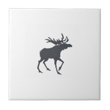 Antler tiré par la main moderne, simple et bel