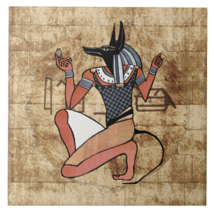 Carreau En Céramique Anubis The Guardian Egyptian