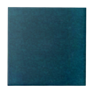 Carreau En Céramique Aquarelle de mer profonde - bleu et Aqua