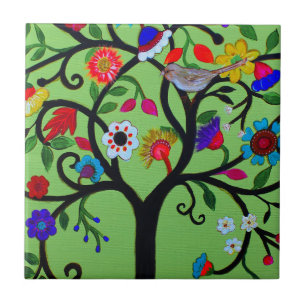 CARREAU EN CÉRAMIQUE ARBOL DELA VIDA
