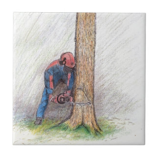 Carreau En Céramique Arboriste Tree Surgeon