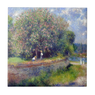Carreau En Céramique Arbre de châtaigne de Pierre-Auguste Renoir