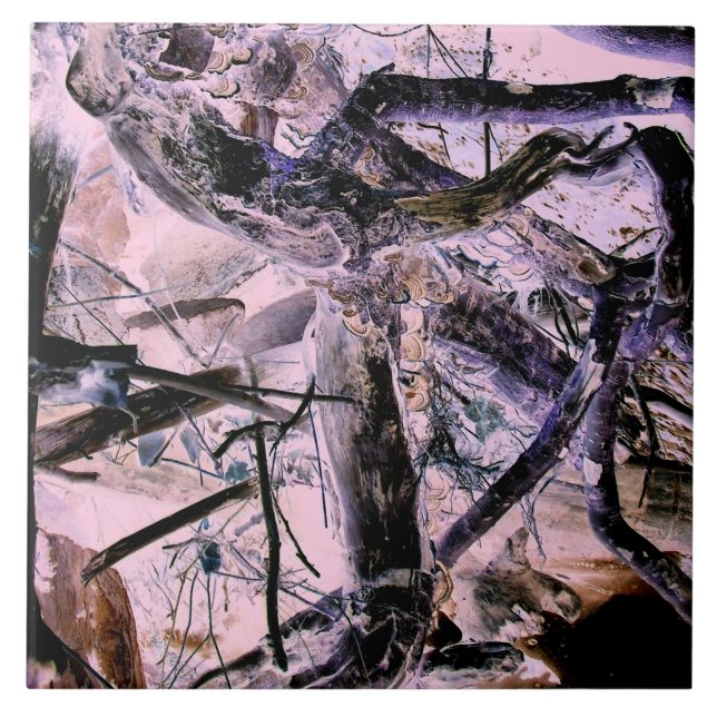 CARREAU EN CÉRAMIQUE ARBRES (Devant)