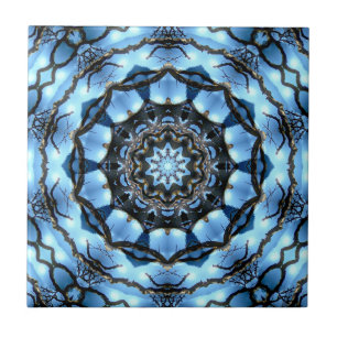 CARREAU EN CÉRAMIQUE ARBRES