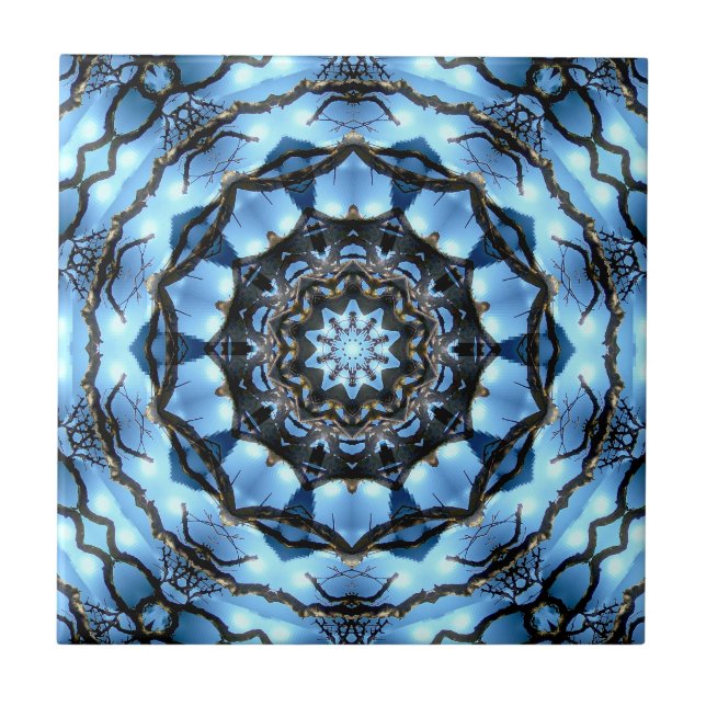 CARREAU EN CÉRAMIQUE ARBRES (Devant)