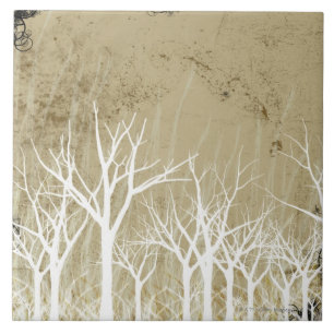 Carreau En Céramique Arbres nus d'hiver