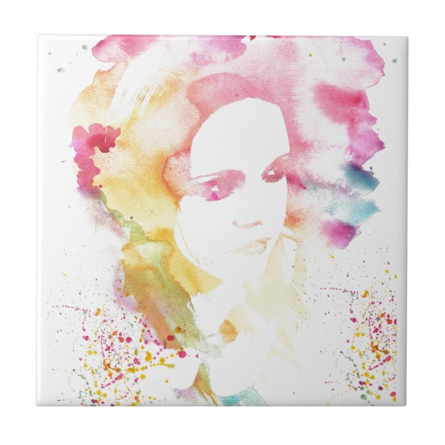 Carreau En Céramique Arc-en-ciel Rachael (Devant)